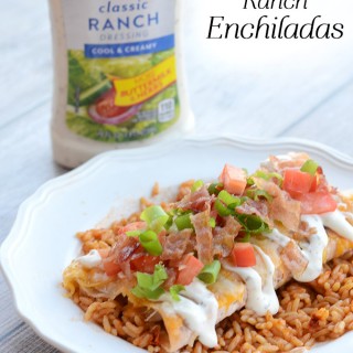 Chicken Bacon Ranch Enchiladas