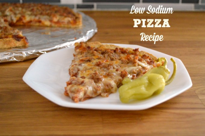 Made from Scratch Low Sodium Pizza