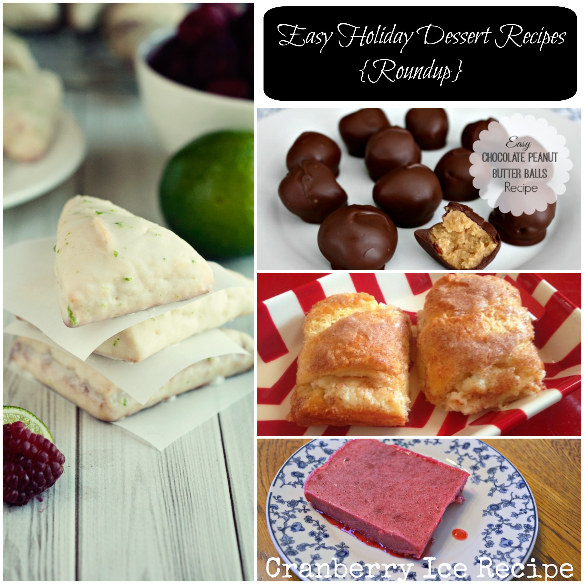holiday desserts, easy dessert ideas