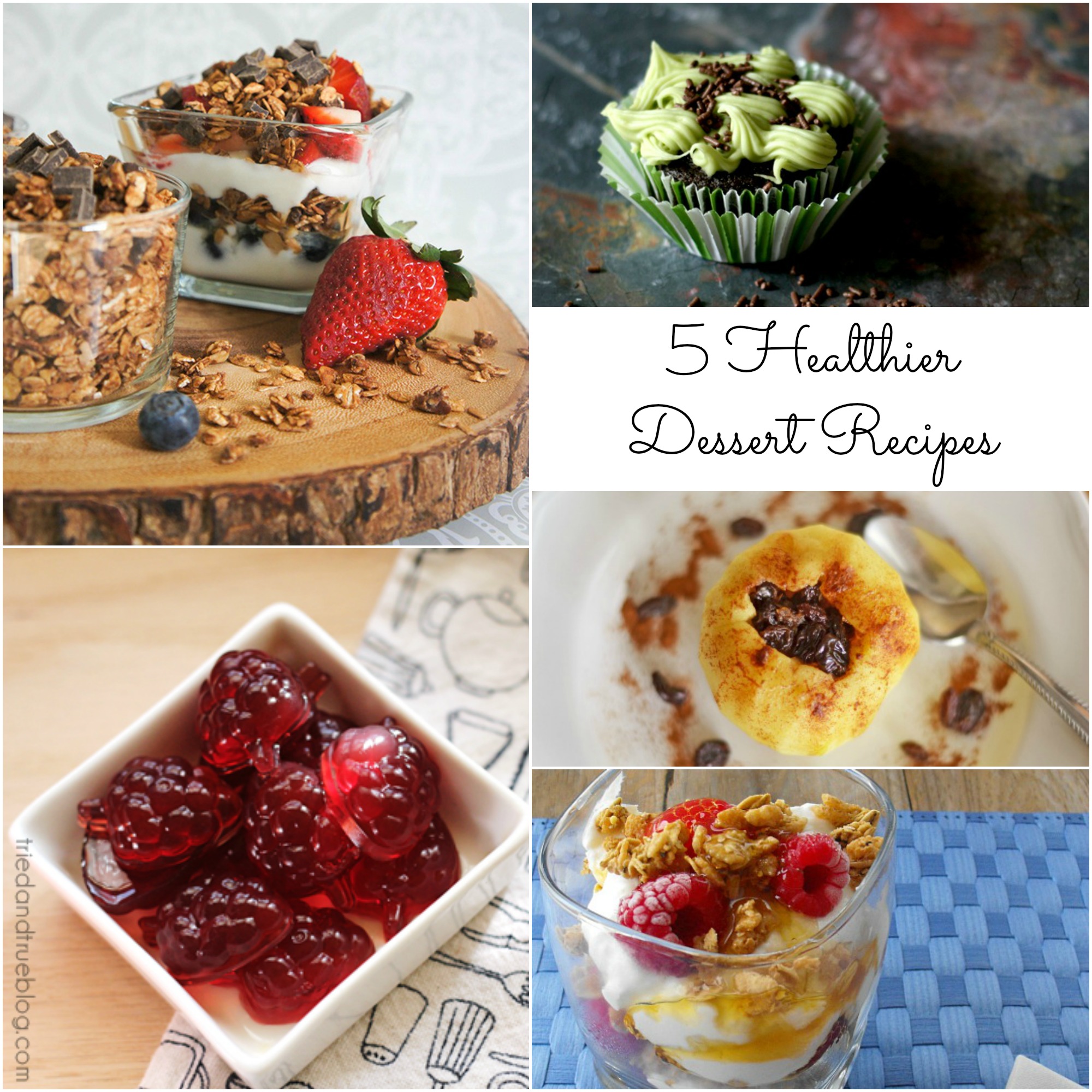 healthier desserts, dessert recipes, fruit snacks, cupcakes, granola