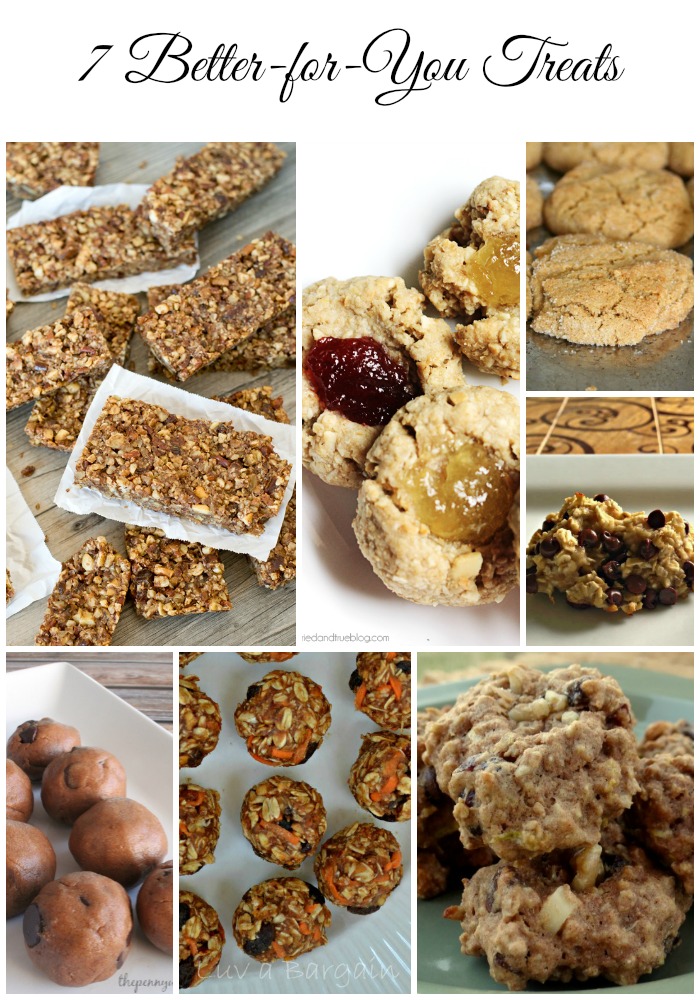 healthier snacks, energy bar recipes, healthier cookies
