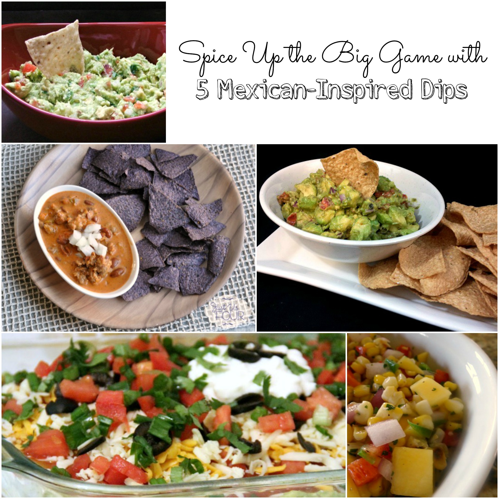 mexican dips, spicy dips, game day recipes, guacamole, 7 layer dip, salsa