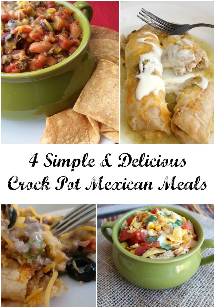 4 Simple and Delicious Crock Pot Mexican Meals