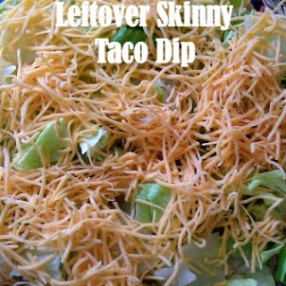 Leftover Skinny Taco Dip