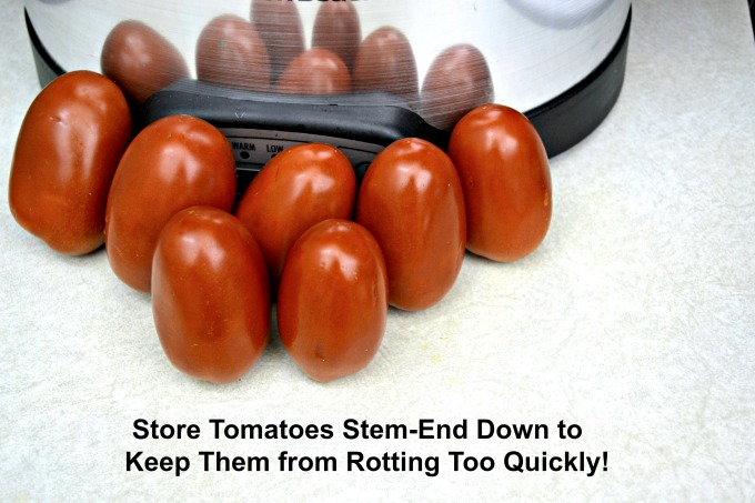 tip of the week, kitchen hacks, how to store tomatoes