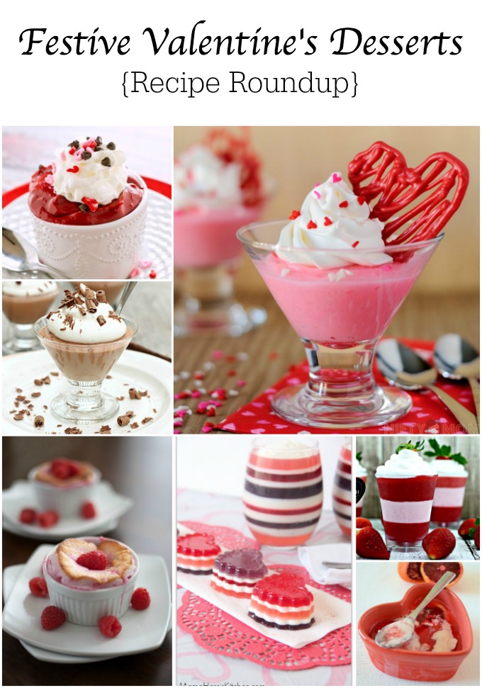 Valentine's Day desserts, festive desserts for Valentine's Day, dessert recipes, red desserts