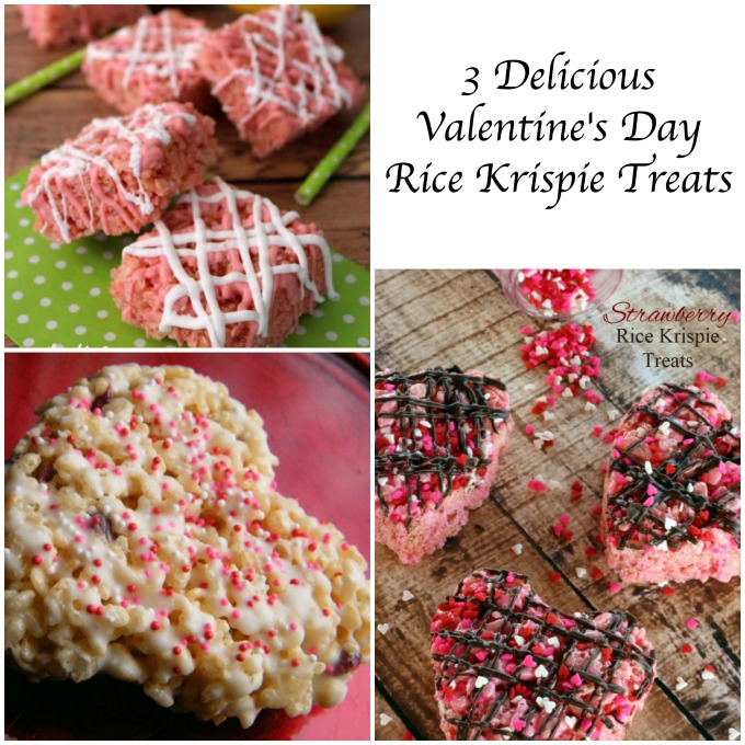 rice krispie treats, Valentine's Day recipes