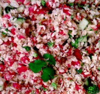 Brown Rice and Quinoa Salad