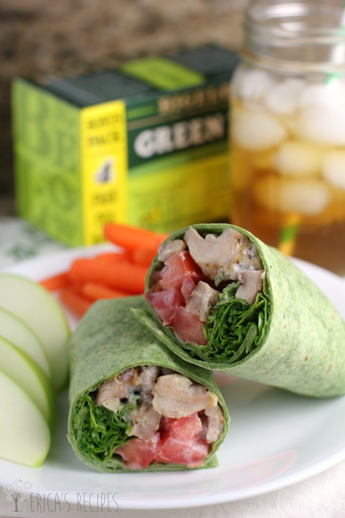 Healthy Week Lunches: Buttermilk Ranch Chicken Wrap #AmericasTea #ad