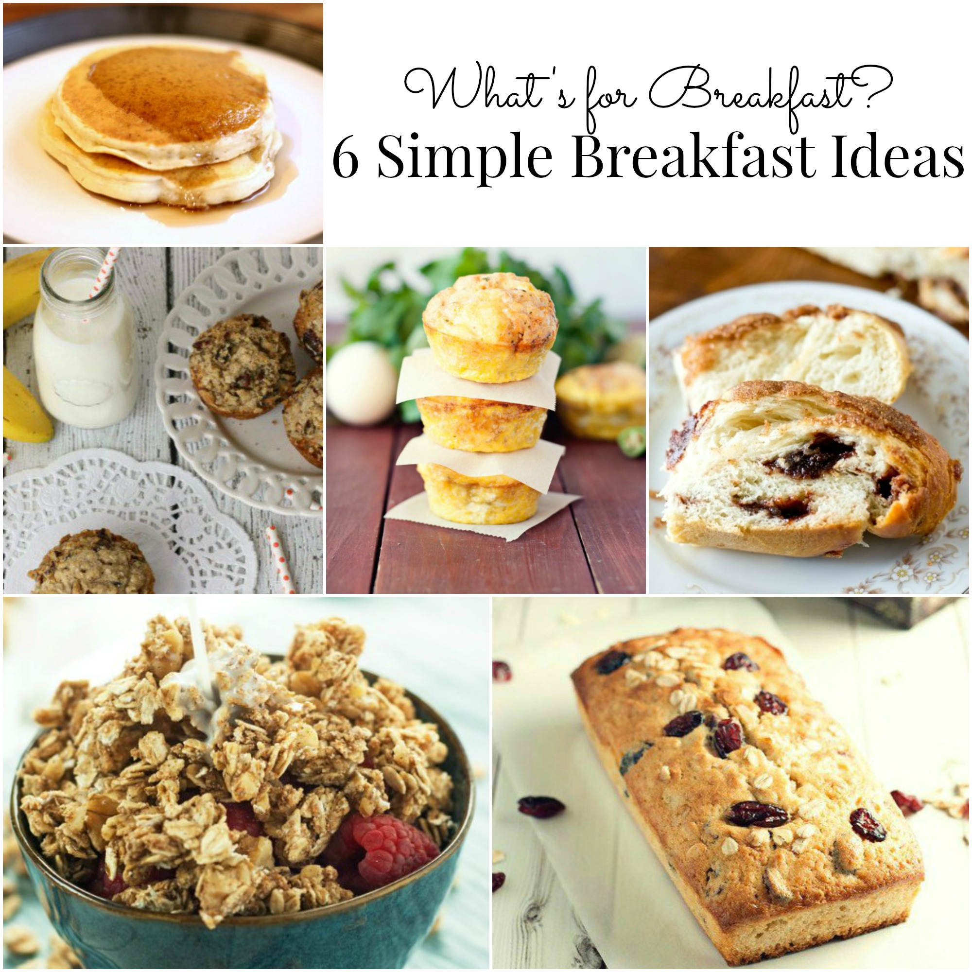 6 Breakfast Ideas that are easier than you think #SoFab