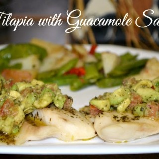Healthy and Delicious Tilapia with Guacamole Salad