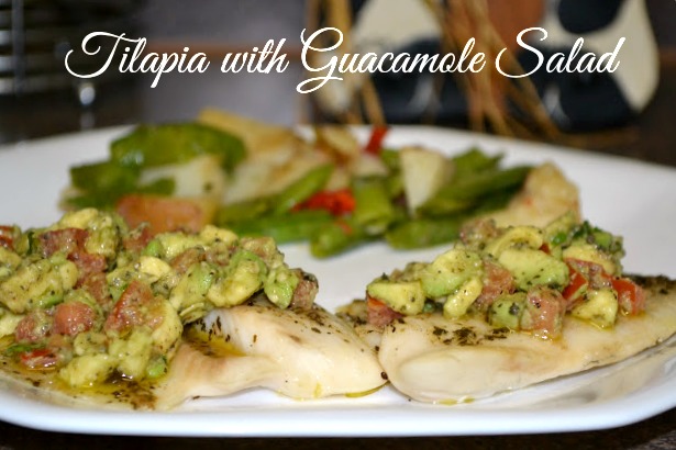 Healthy and Delicious Tilapia with Guacamole Salad