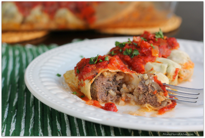Cabbage Rolls with Brown Rice #ChooseSmart #ad
