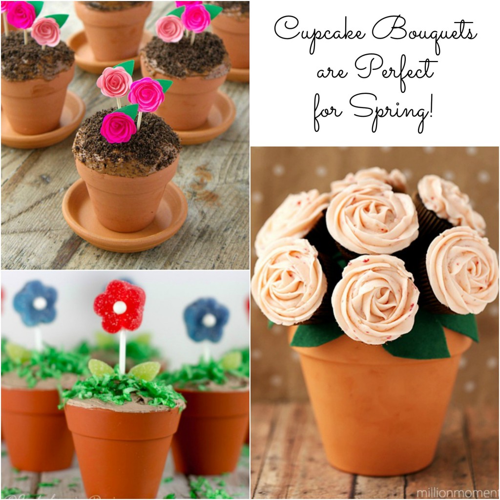 Cupcake Bouquets for Springtime #SoFab
