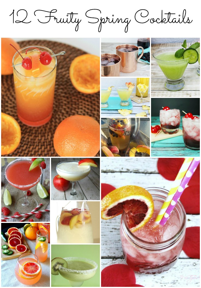 12 Deliciously Fruity Spring Cocktails #SoFab
