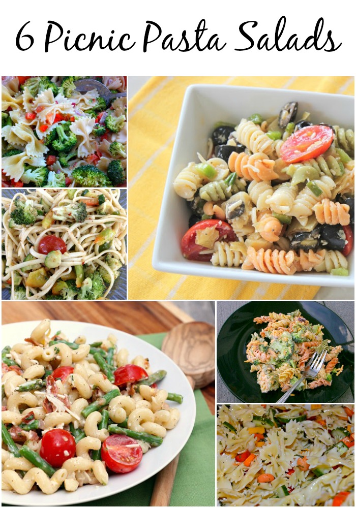 6 Pasta Salads that are perfect for picnics! #SoFab