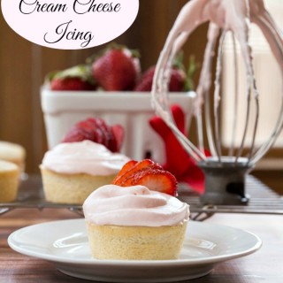 Strawberry Philadelphia Cream Cheese Icing #SpreadTheFlavor #SoFabFood #ad