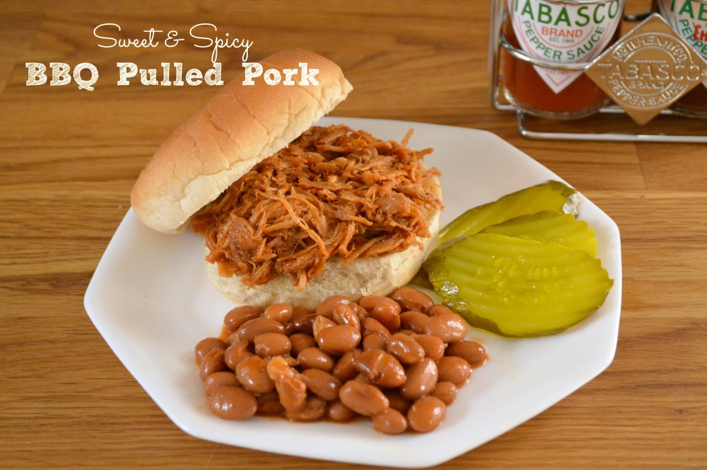 Sweet & Spicy Pulled Pork: A Low Sodium Recipe #SoFab