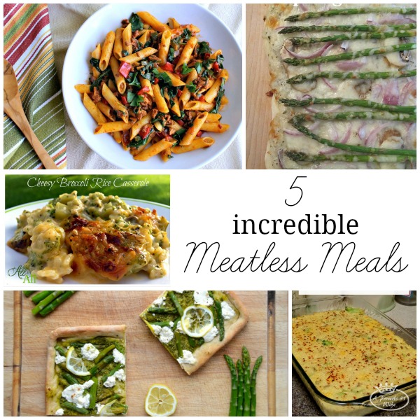 5 Incredible Meatless Meals that are perfect for spring! #SoFab