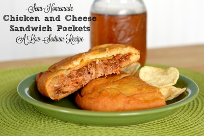 BBQ Chicken and Cheese Sandwich Pocket