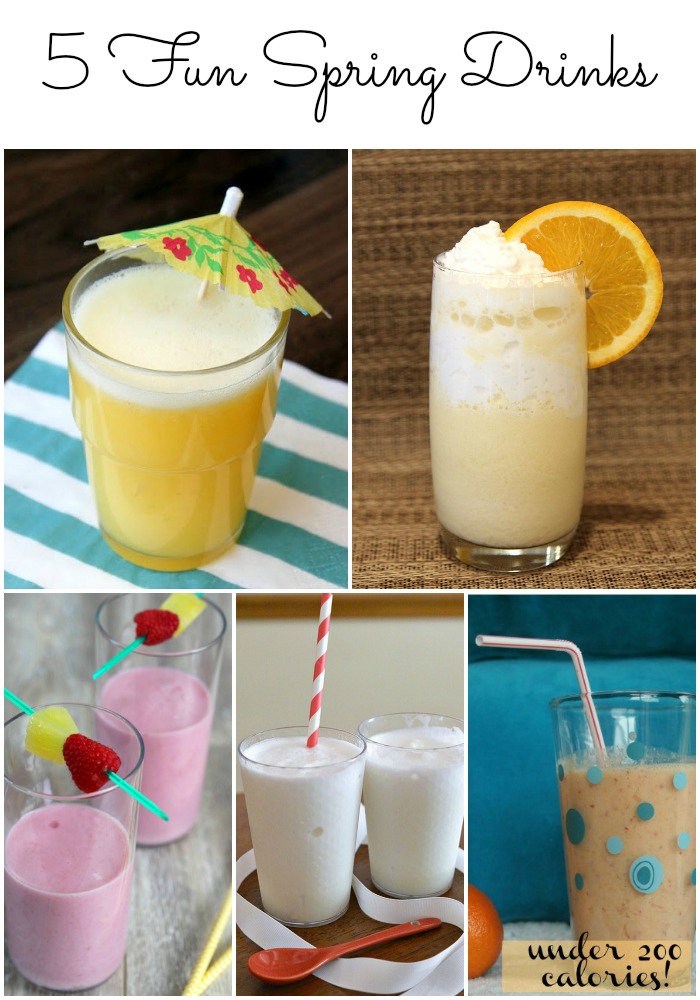 5 Fun and Fruity Spring Drink Recipes #SoFabFood
