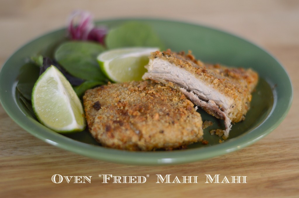 Oven Fried Mahi Mahi Recipe #SoFabFood