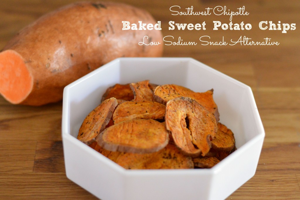 Baked Southwest Chipotle Baked Potato Chips: A Low Sodium Snack Alternative #SoFabFood