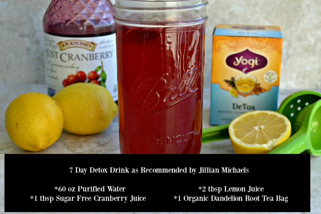 7 Day Detox Drink Recipe as Recommended