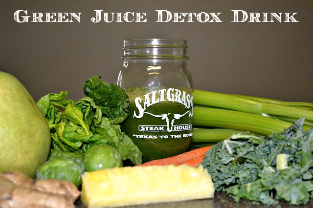 Green Juice Detox Drink Recipe #SoFabFood