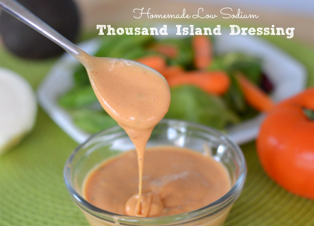 Heart-Healthy Homemade Thousand Island Dressing