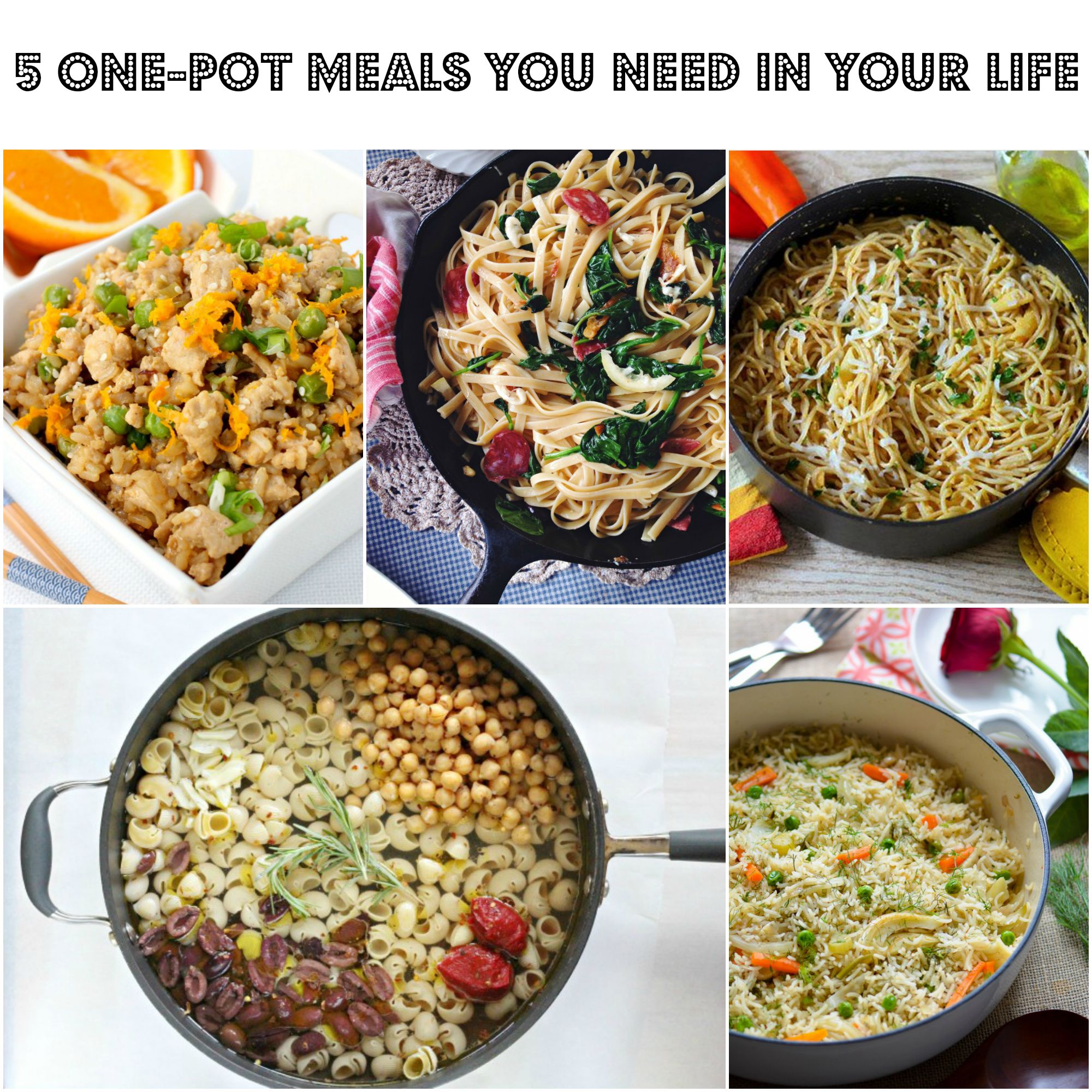 5 One-Pot Meals Perfect for Busy Weeknights