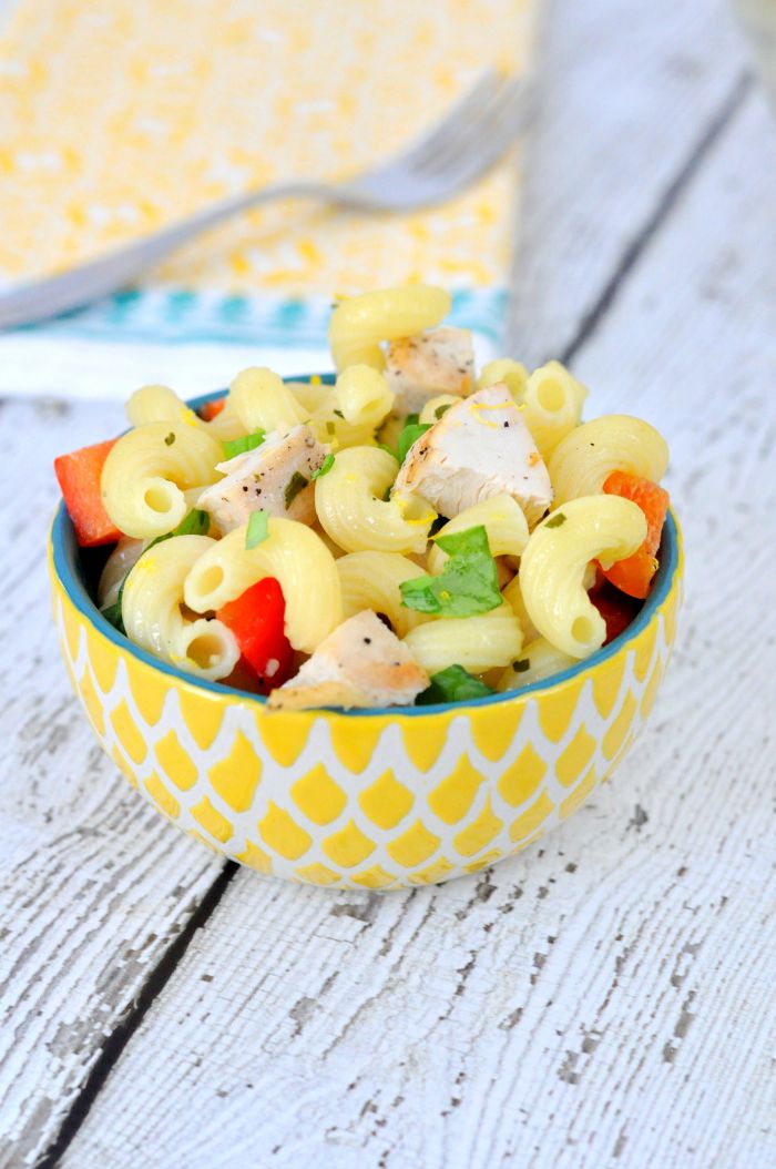 Grilled lemon chicken pasta salad is the perfect option for your next BBQ or picnic!