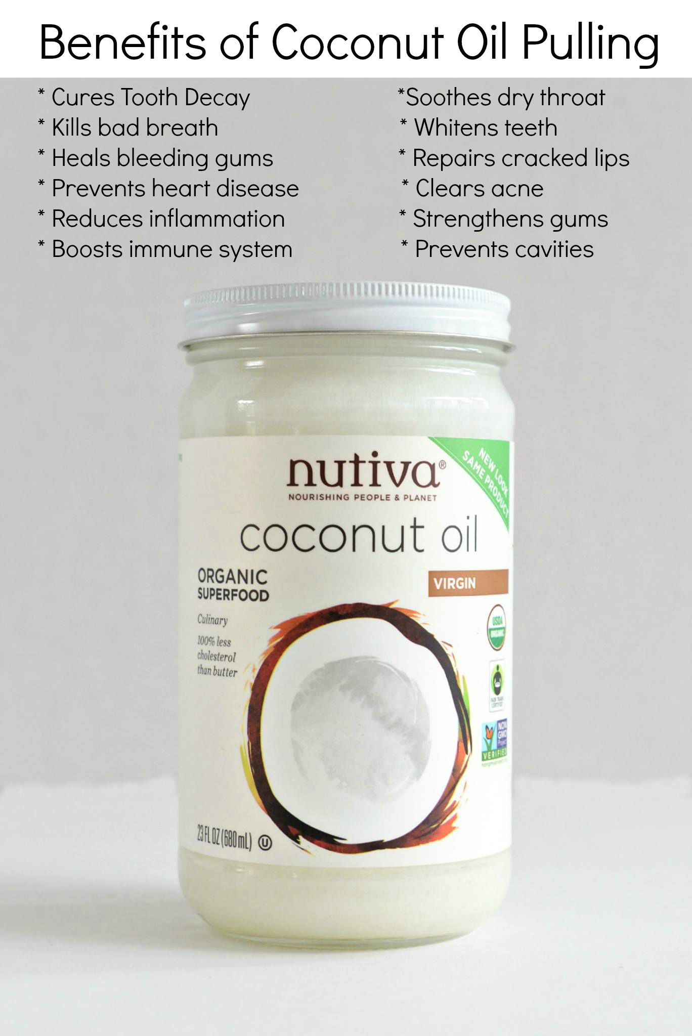 Health Benefits of Coconut Oil Pulling