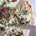 Grilled Philly Cheesesteak Pizza is perfect for summer