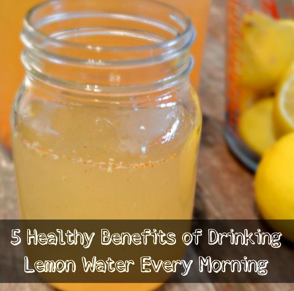 5 benefits of drinking lemon water every morning
