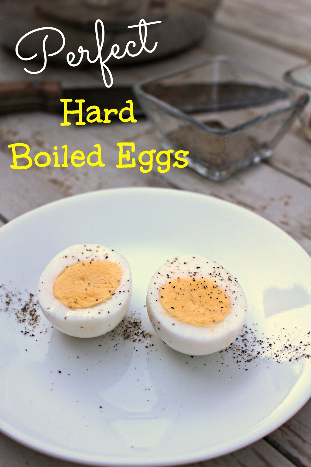 How to make the Perfect Hard Boiled Eggs with no grey yolks!