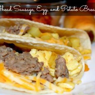 Make Ahead Sausage, Egg, and Potato Breakfast Tacos for successful mornings