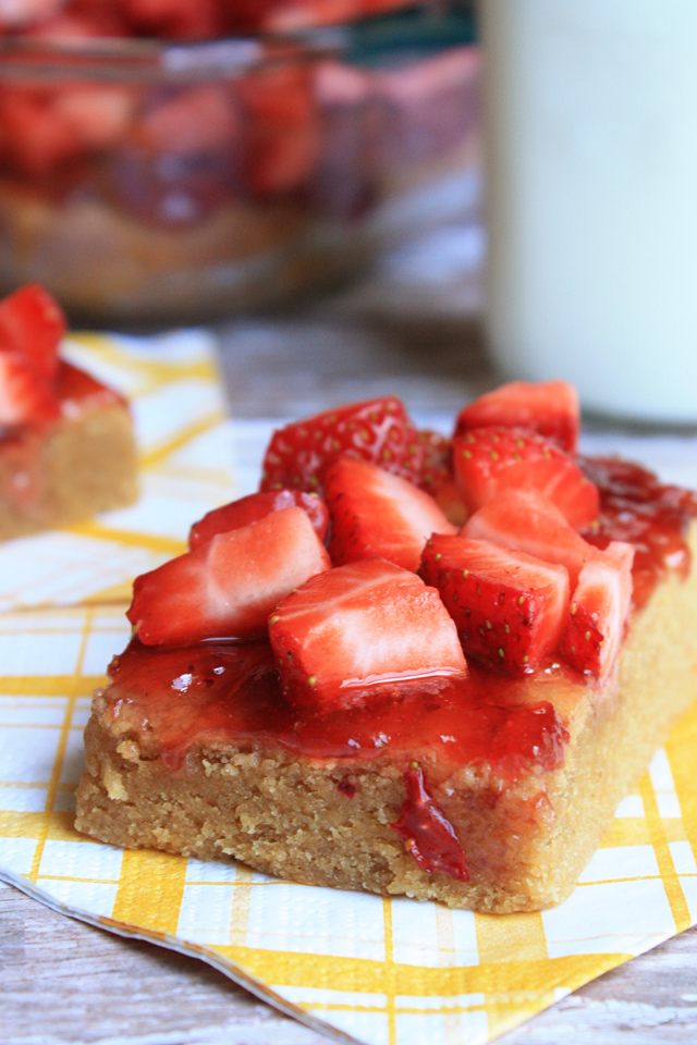 Peanut Butter and Strawberry Jelly Bars 6