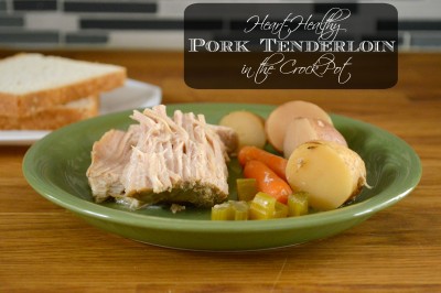 Heart-Healthy Crock Pot Pork Tenderloin