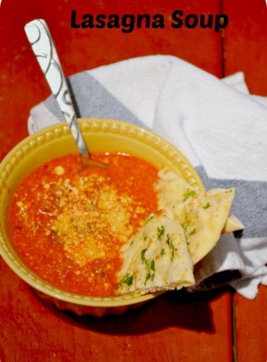 Make Lasagna Soup with Your Leftover Lasagna