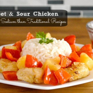 A lower sodium alternative to traditional Sweet & Sour Chicken recipes