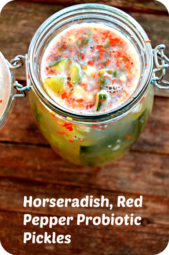 Horseradish Probiotic Pickles