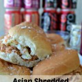 Asian Shredded Chicken Sliders