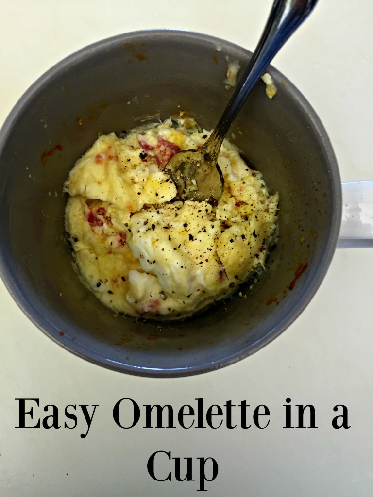 Omelette in a cup