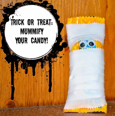 DIY Mummy Candy Craft for Halloween Parties
