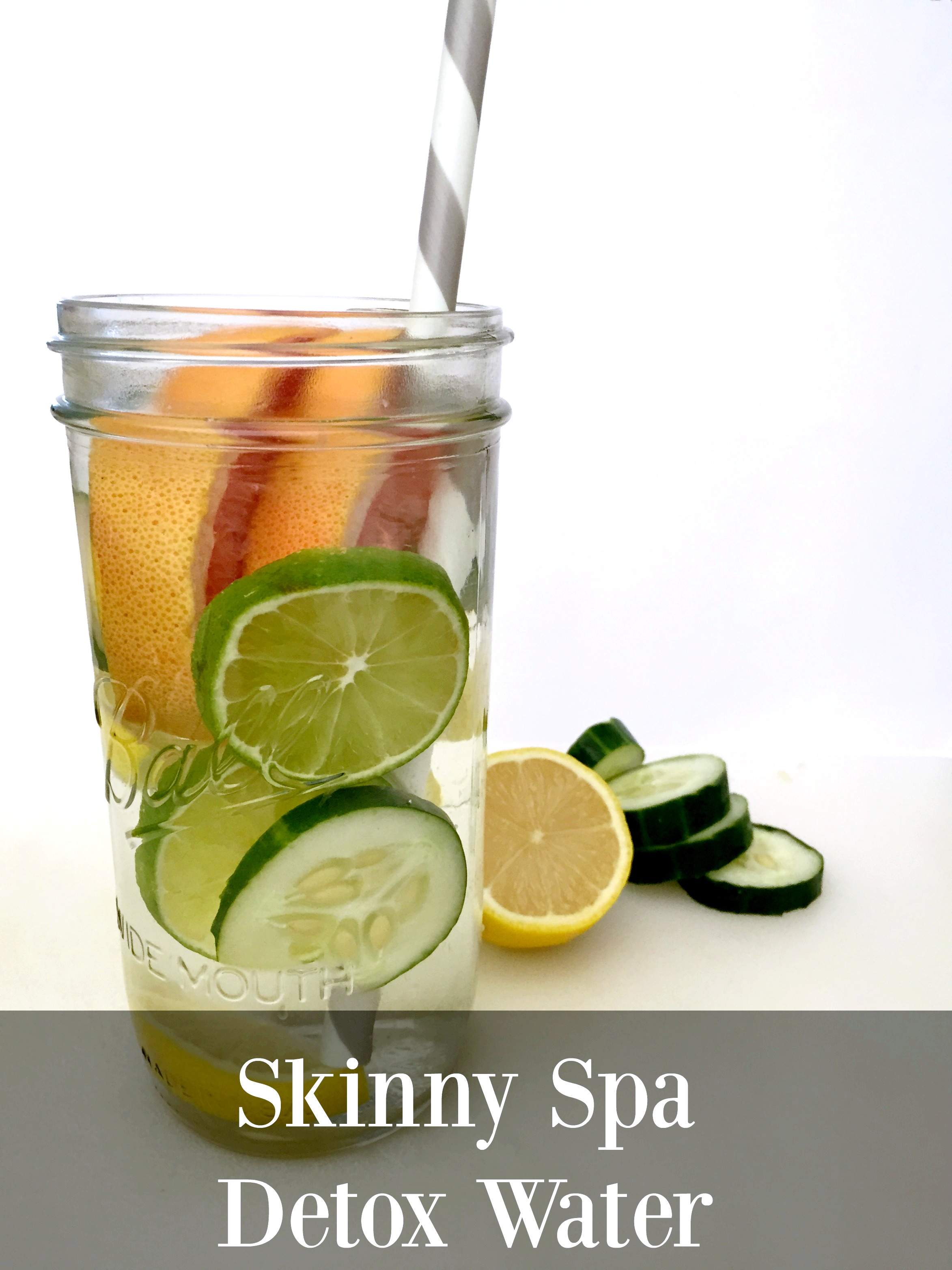 skinny spa detox water