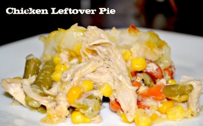 Heart Healthy Leftover Chicken and Vegetable Pie