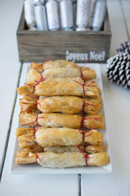 Apple and Pear Strudel Christmas Crackers