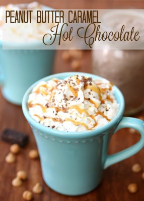 Simple Caramel and Peanut Butter Hot Chocolate