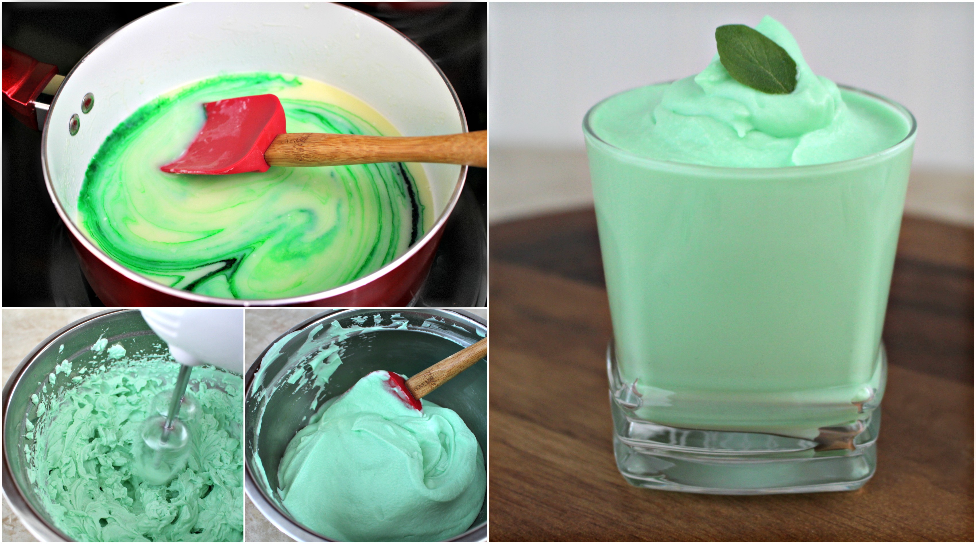 Peppermint St. Patrick's Day Mousse